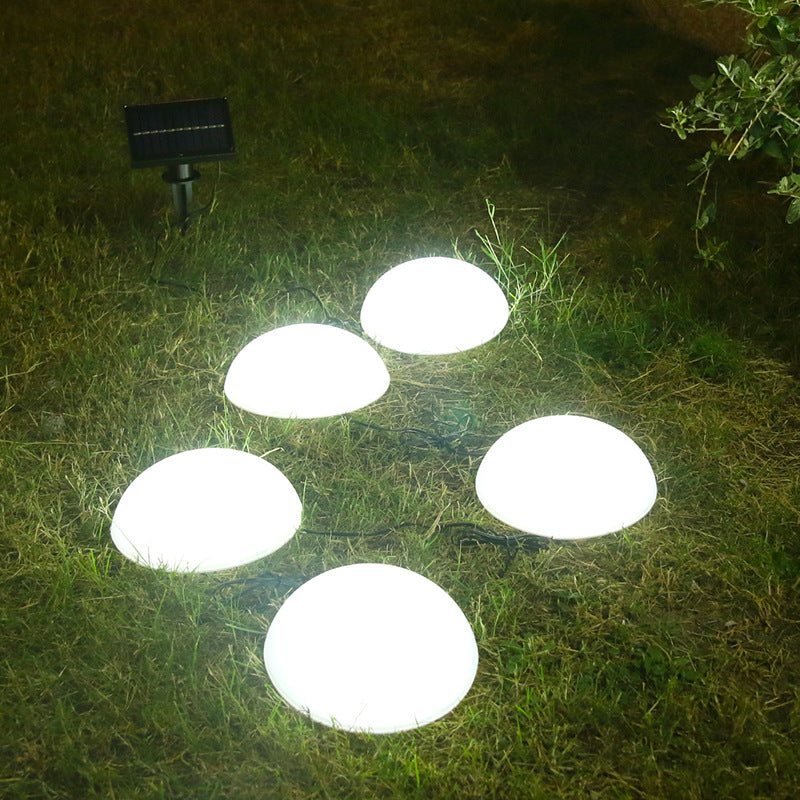 Solar 5 Half Ball Outdoor Light