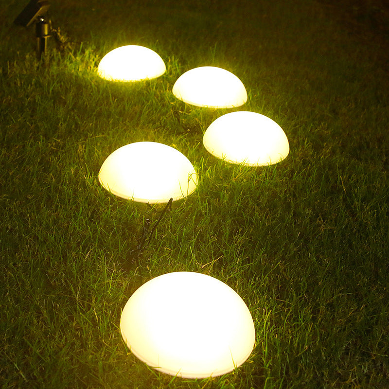 Solar 5 Half Ball Outdoor Light