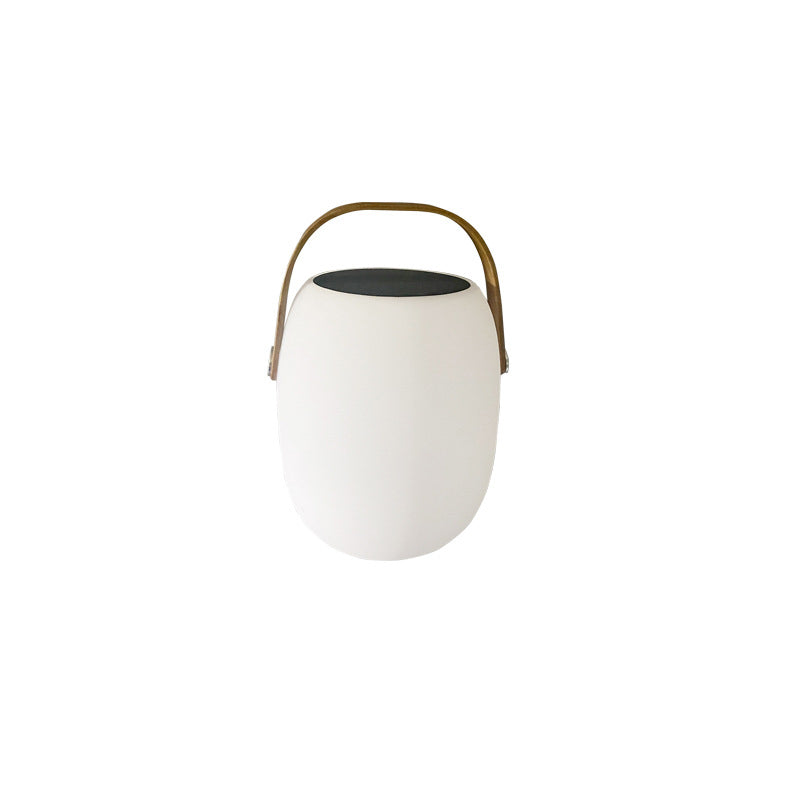 PE Portable Basket Decorative Outdoor Light