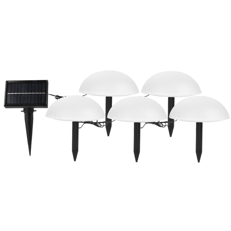 Solar 5 Half Ball Outdoor Light