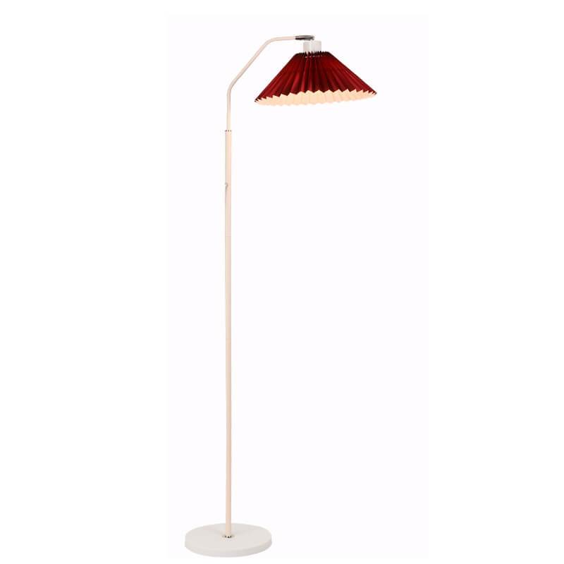 Minimalist Fabric Pleated Shade Floor Lamp