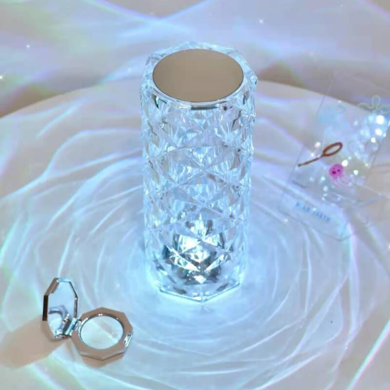 Rose Petal Remote Control Table Lamp