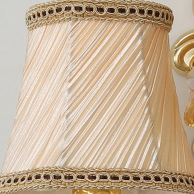 Candlestick Shape Crystal 3-Light Wall Lamp