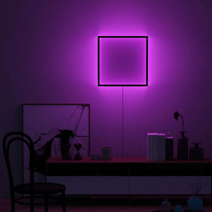 RGB Square Shape Aluminum Wall Lamp