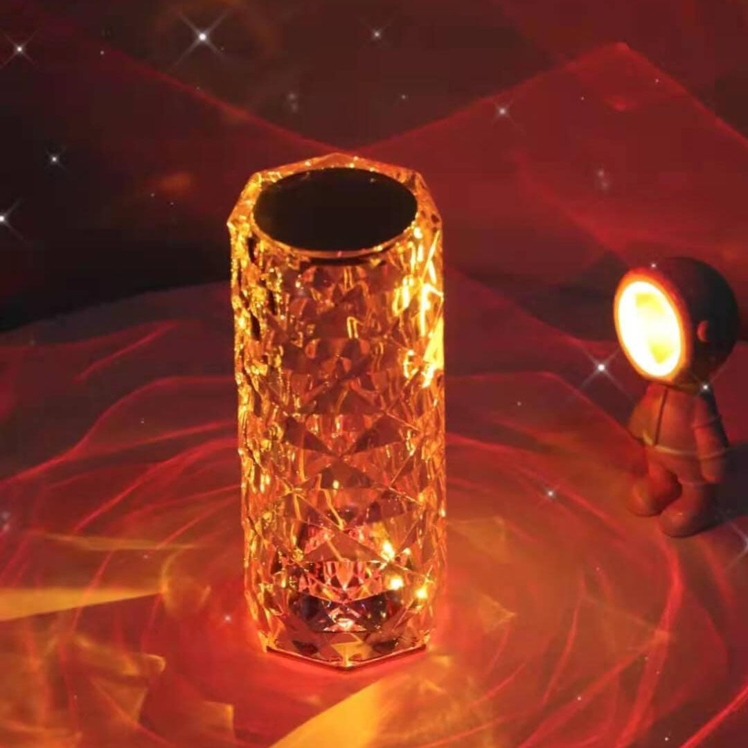 Rose Petal Remote Control Table Lamp