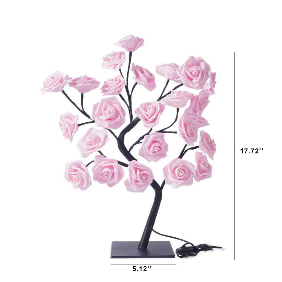 24 Simulation Rose Tree 24-Light Table Lamp