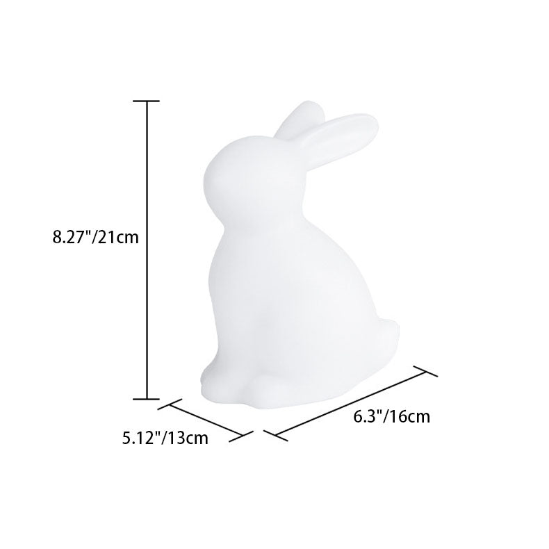 Rabbit PE Bedroom Table Lamp