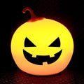 Halloween Round Pumpkin Pat Table Lamp