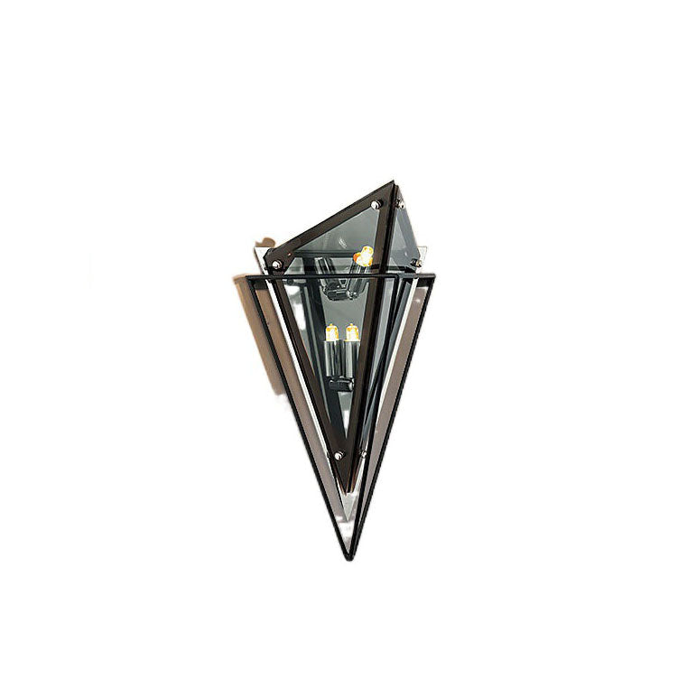 Glass Triangle Wall Lamp