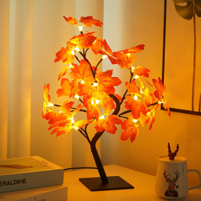 Maple Leaf 24 Lights 24-Light Table Lamp