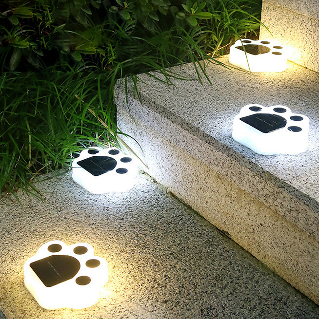 Bear Paw Round Garden Outdoor Light