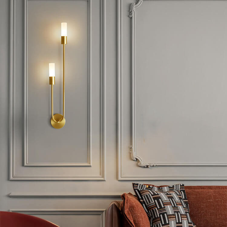 U-Shaped 2-Light Wall Lamp