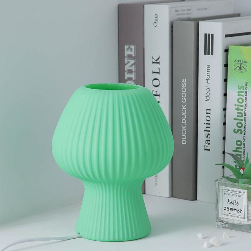 Glass Tulip Design Night Table Lamp
