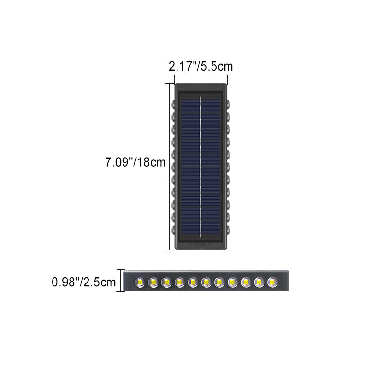 Rectangular ABS PVC Patio Outdoor Light
