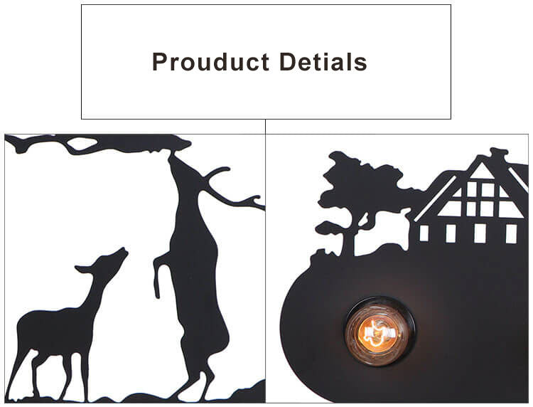 Wrought Iron 4-Light Outdoor Light