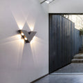 V-Shaped Triangle Aluminum Glass Outdoor Light