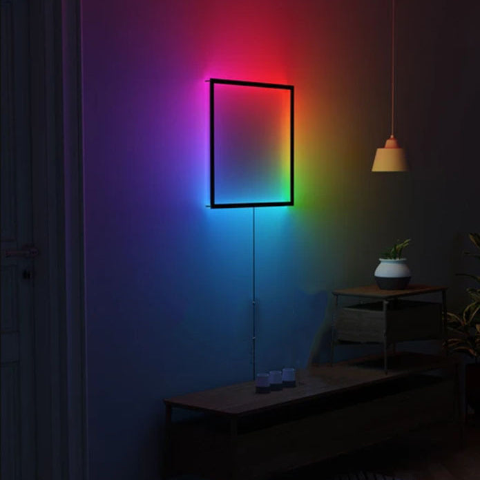 RGB Square Shape Aluminum Wall Lamp