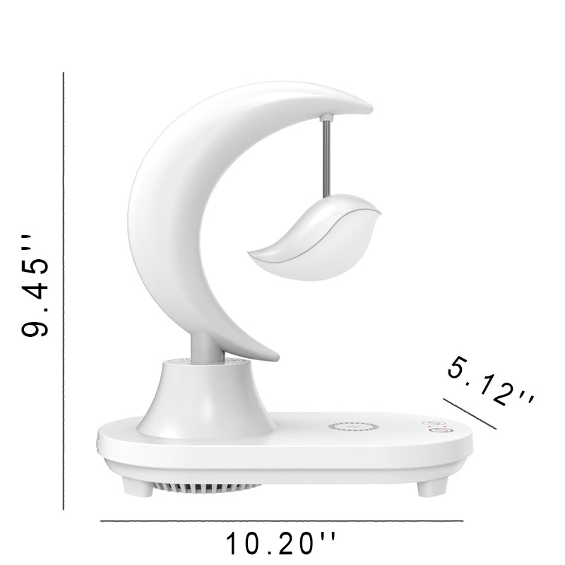 ABS Moon Shape Bluetooth Table Lamp