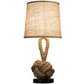 Fabric Twine Knot Table Lamp