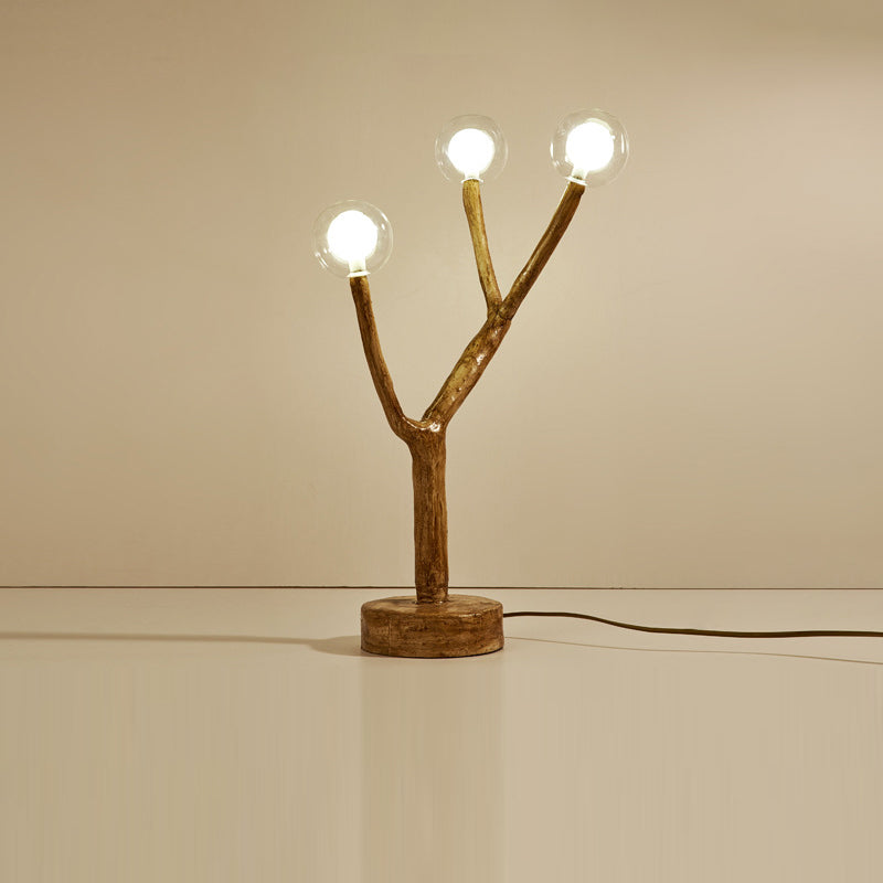 Twig Orb Resin Hardware 12-Light Table Lamp