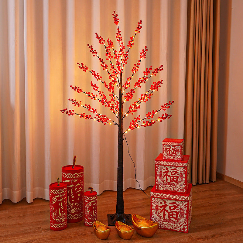 Holiday Decor Birch Tree Floor Lamp