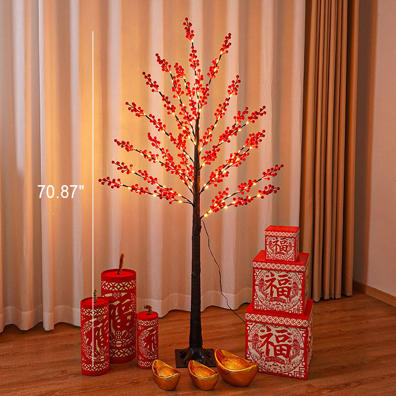 Holiday Decor Birch Tree Floor Lamp