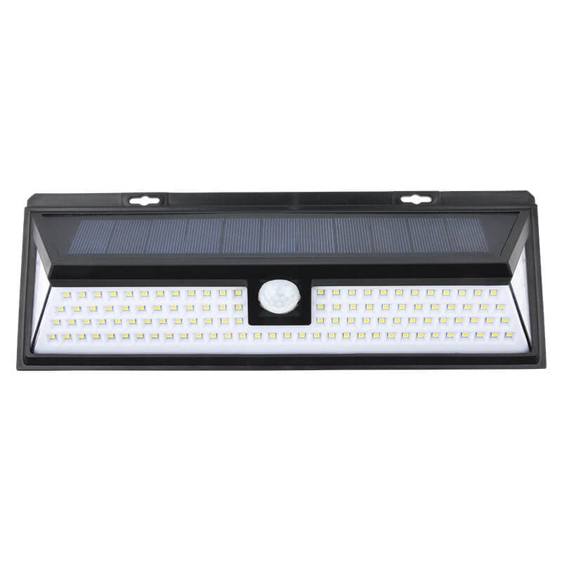 Black Rectangular Human Sensor Outdoor Light
