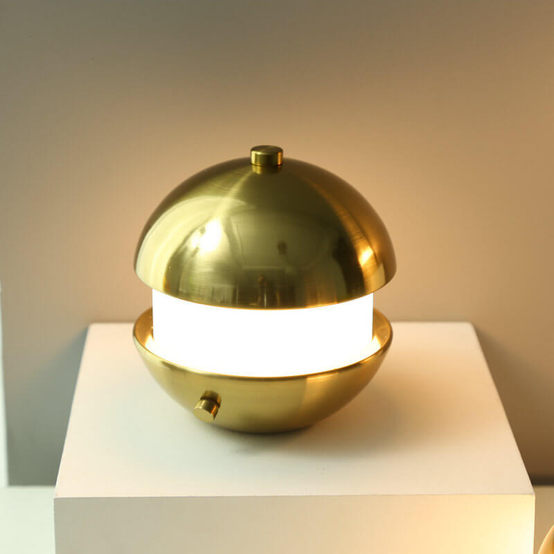 Metal Round Table Lamp