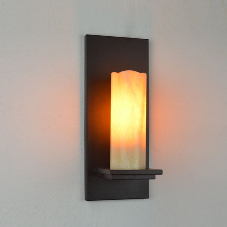 Iron Marble Wall Lamp