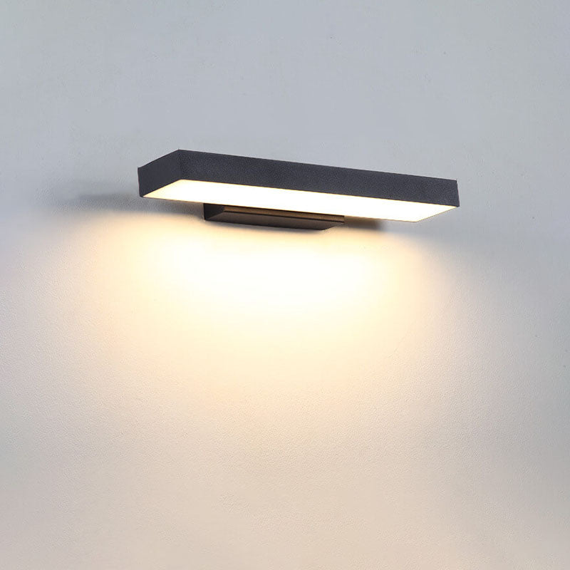 Rectangular Flat Sensor Outdoor Light