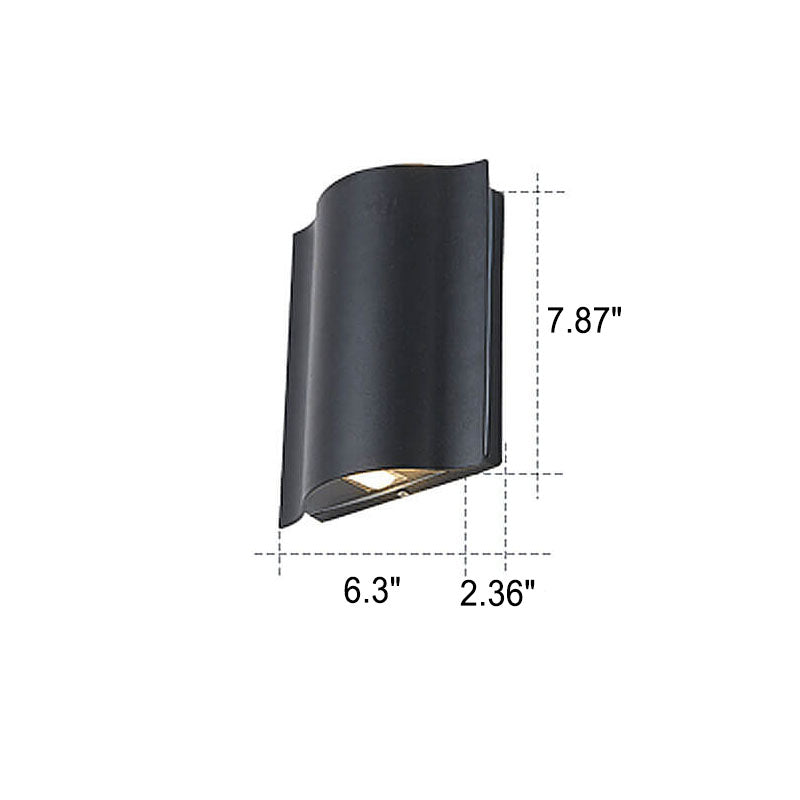 Wave Aluminum Outdoor Light