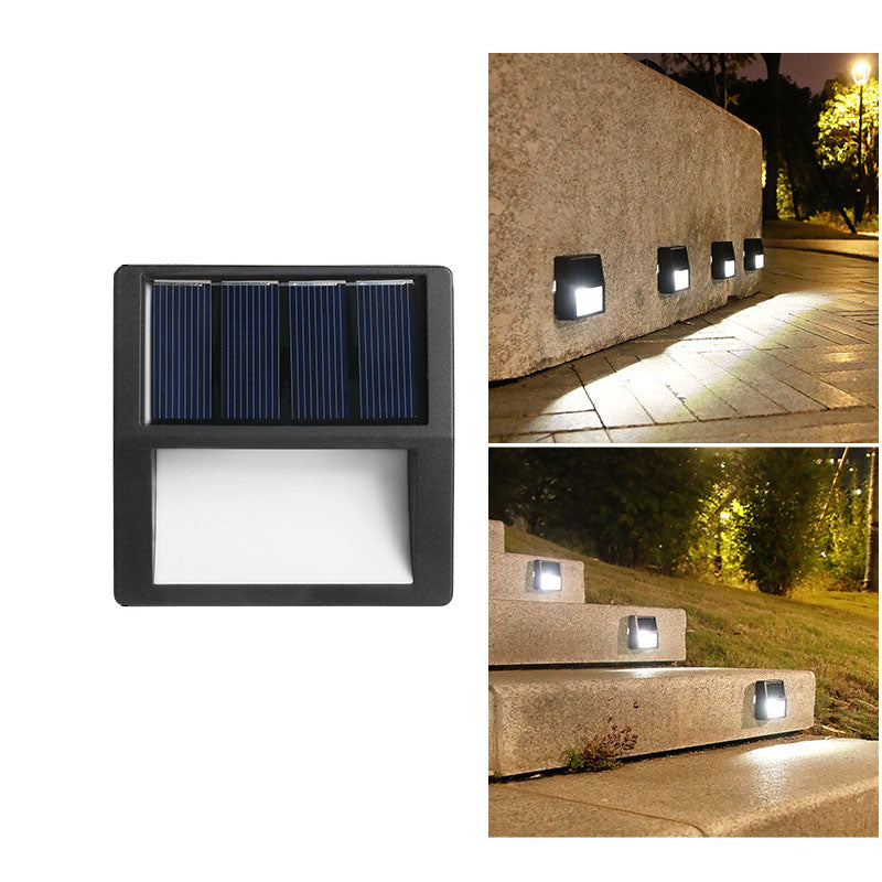 Round Square Patio Step Outdoor Light
