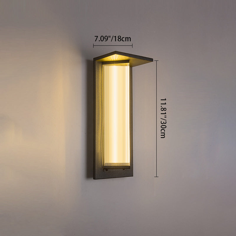 Stainless Steel Acrylic Patio Outdoor Light
