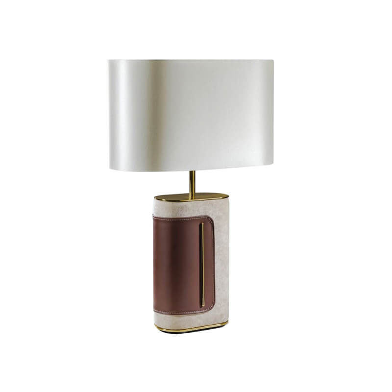 Leather Velvet Fabric Table Lamp
