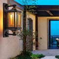 Aluminum Glass Cylinder 1/2 Outdoor Light