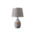 Style Twine Fabric Ceramic Table Lamp