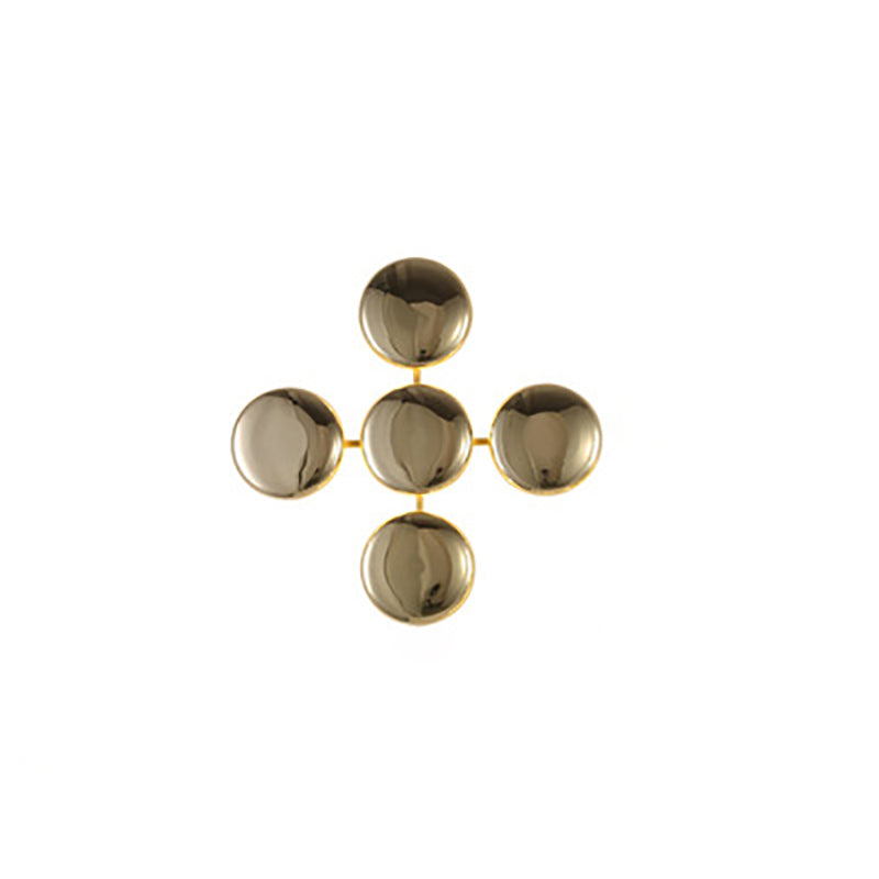 Titanium Round Circle 10/14/24 14-Light Wall Lamp
