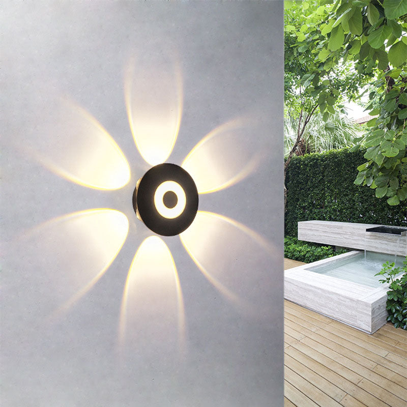 Aluminum Round Patio Outdoor Light