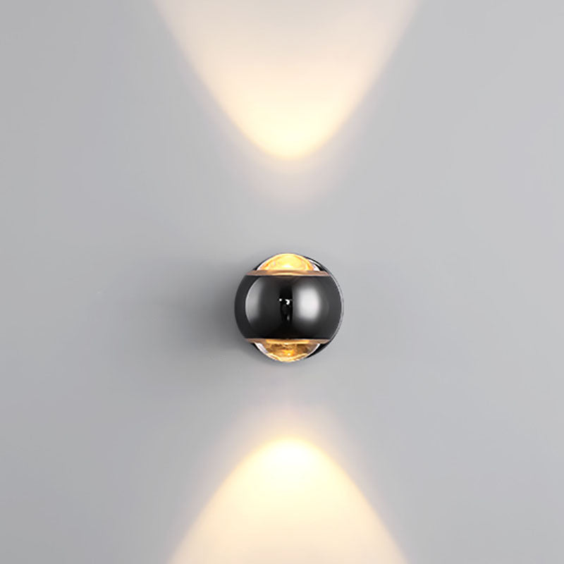 Aluminum Semicircle Up Down Wall Lamp