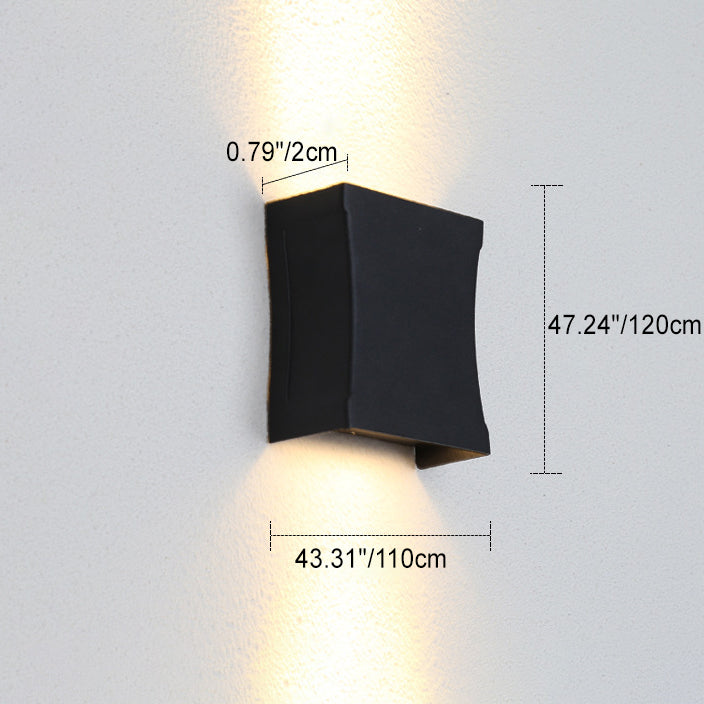 Square Column Outdoor Light
