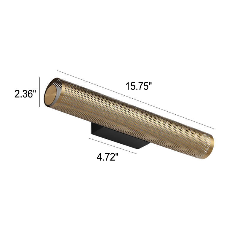 Vanity Grid Column Hardware Wall Lamp