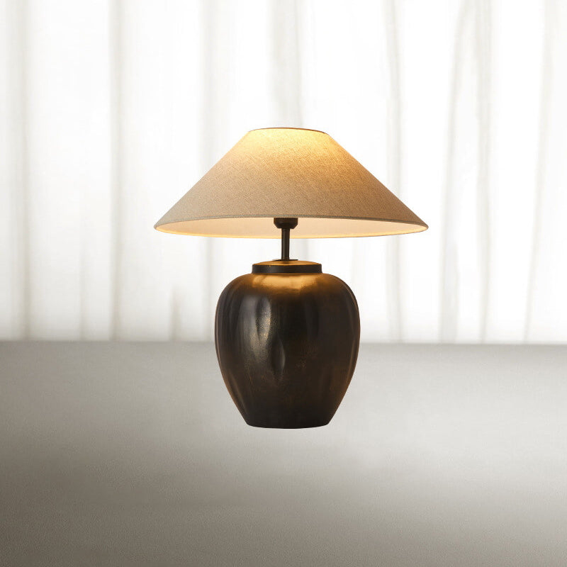 Handmade Ceramic Bottle Design Table Lamp