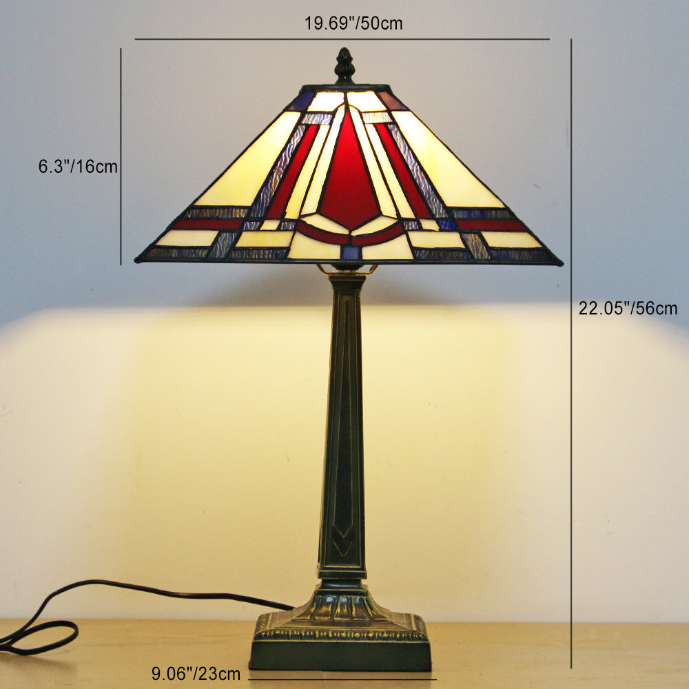 Conic Diamond Deer Alloy Table Lamp