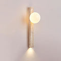 Long Strip Yellow Travertine 2-Light Wall Lamp