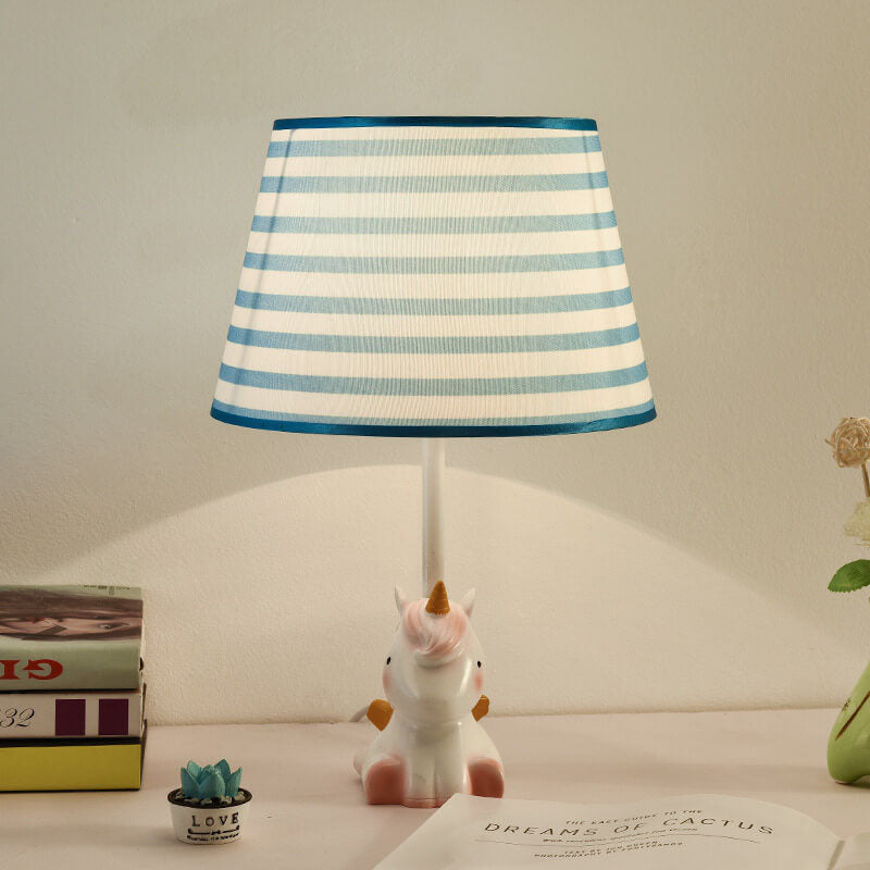 Fun Cartoon Pattern Resin Table Lamp