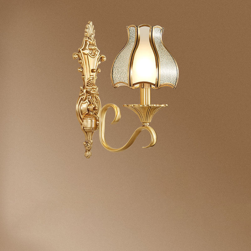 Copper Glass Wall Lamp