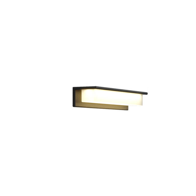 Rectangular Aluminum PC Outdoor Light