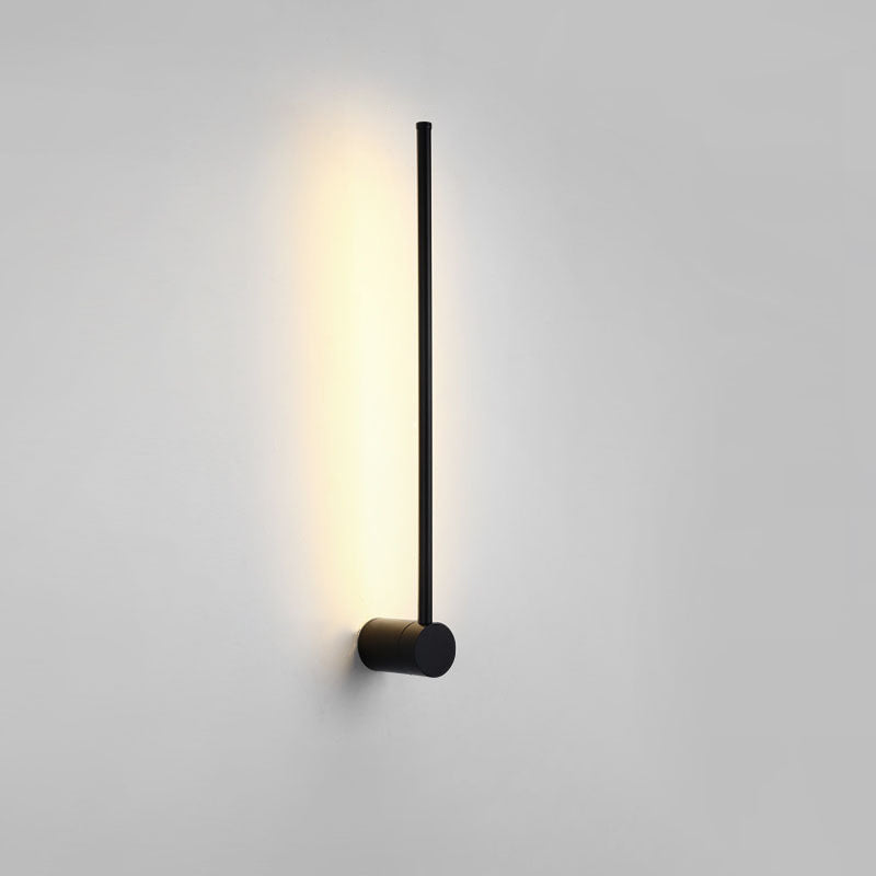 Long Aluminum Iron Silicone Wall Lamp