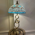 Coastal Half Round Iron 2-Light Table Lamp