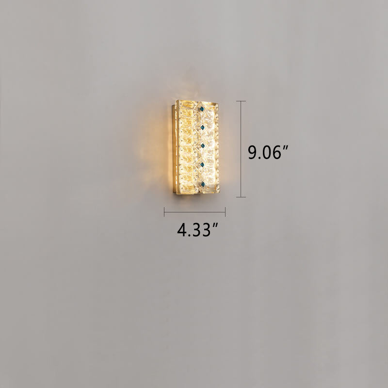 Crystal Strip Design Wall Lamp